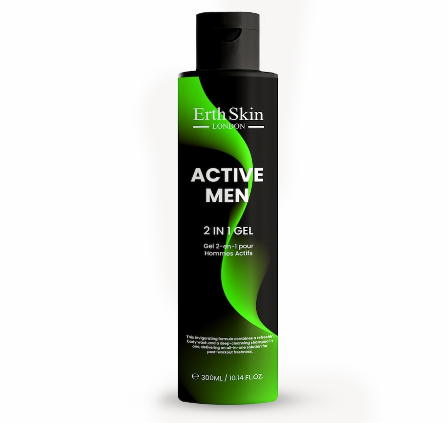 ErthSkin London Żel pod prysznic Active Men 2 w 1 Kąpiel 300 ml Damski
