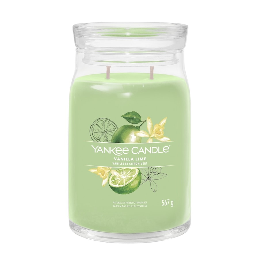 YANKEE CANDLE Wotyw w szkle Vanilla Lime Świeczki 567 g