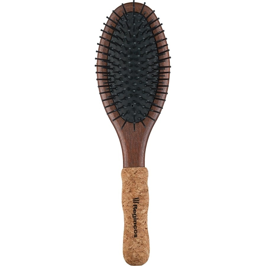 Regincós Owalna nylonowa szczotka do czesania 10 rzędów Drewniane szczotki do włosów 1 ct