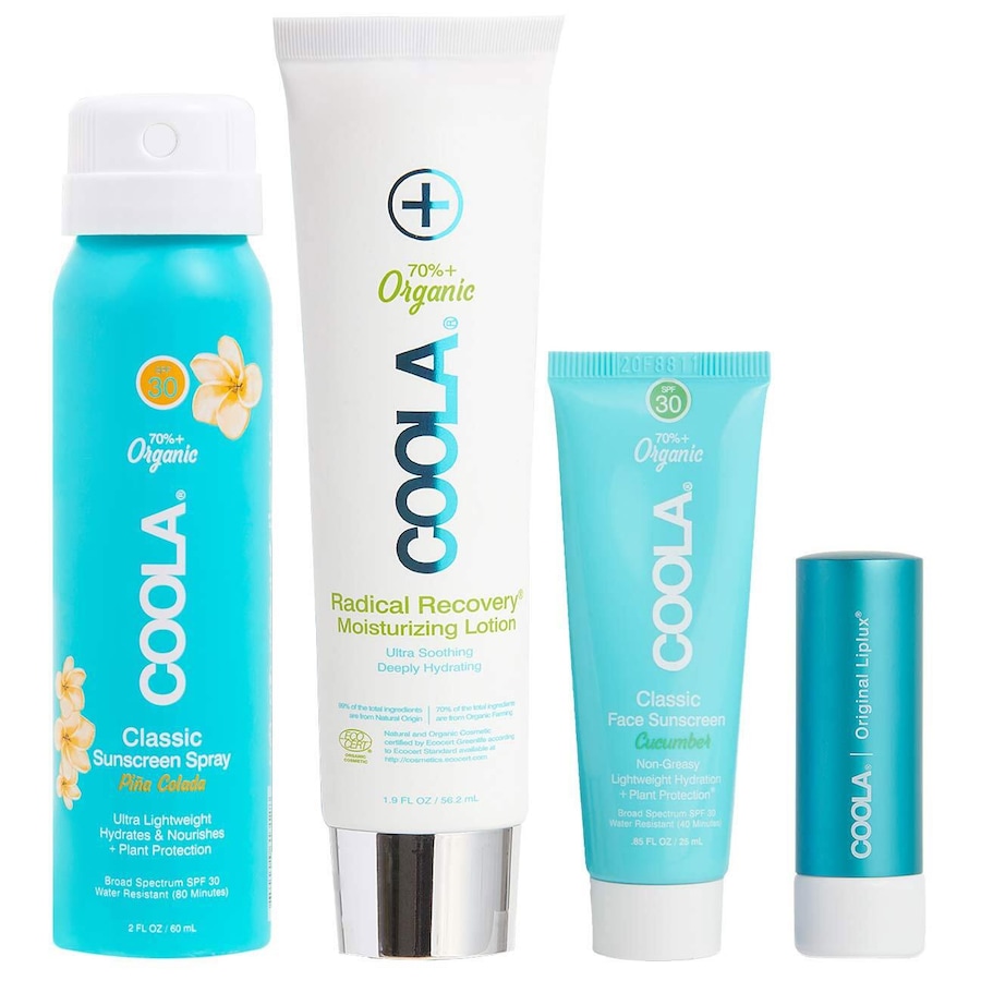Coola Travel Kit 4-Piece Zestawy do pielęgnacji twarzy 1 ct