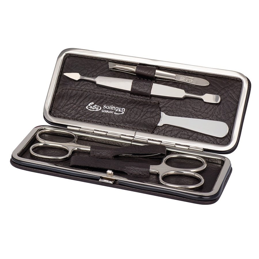 ERBE Zestaw do manicure etui z zawieszką seria Siena 5 szt. Kuferki do makijażu 1 ct 1 szt.