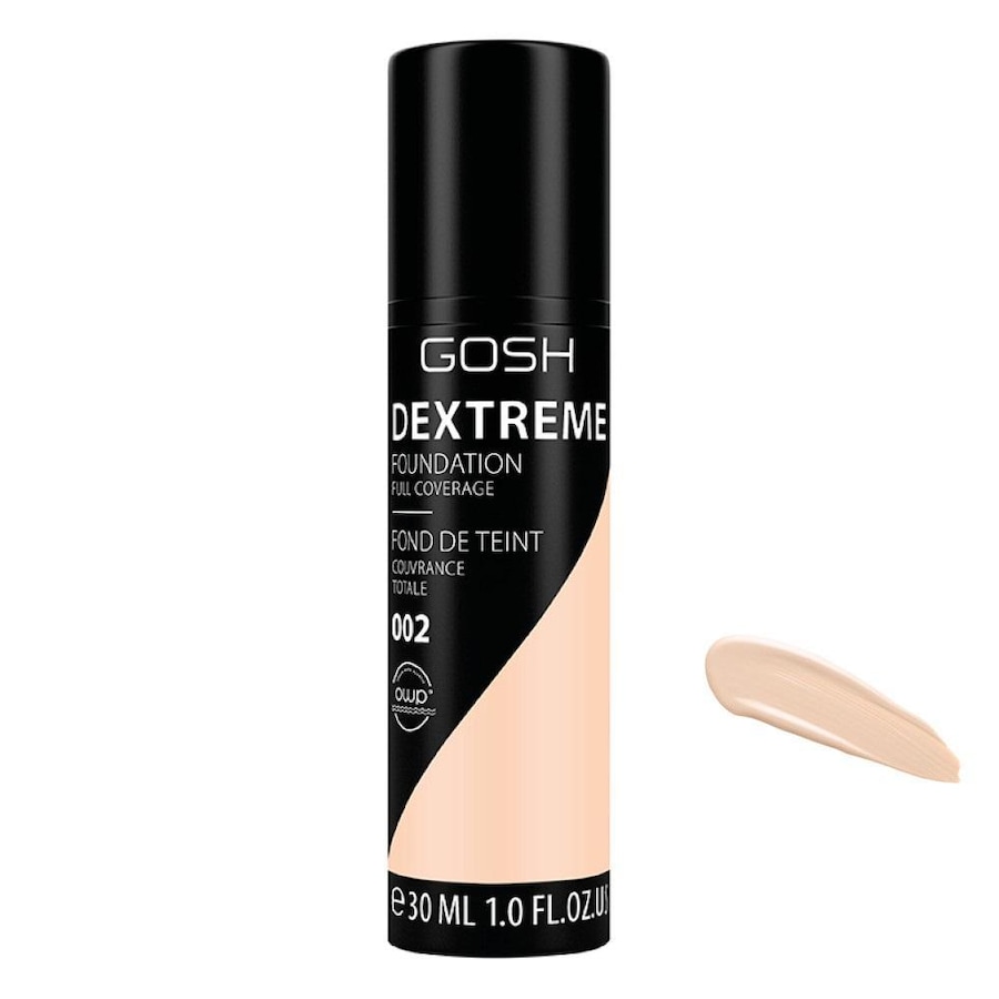 Gosh Copenhagen Dextreme Full Coverage Foundation Podkłady 30 ml 002 - IVORY