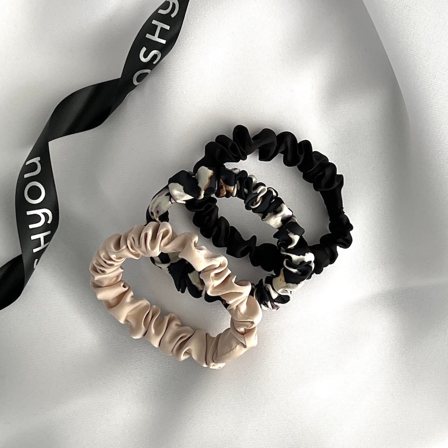 POSHYOU Zestaw gumek scrunchies MINI Gumki do włosów 1 ct