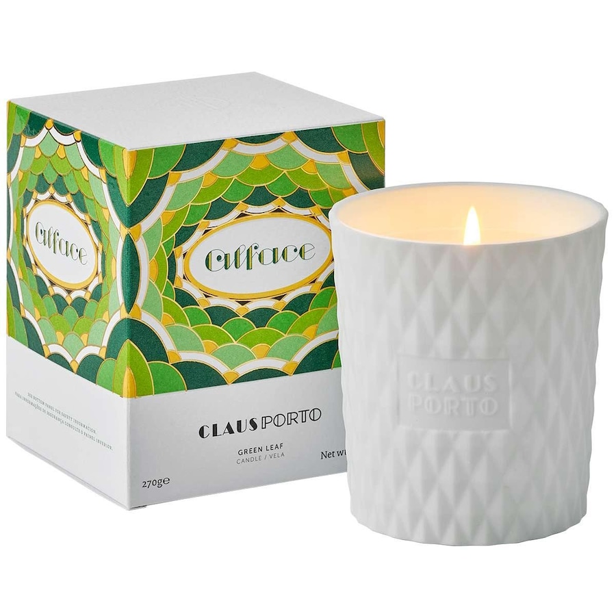 Claus Porto Alface Green Leaf Candle Świeczki 270 g