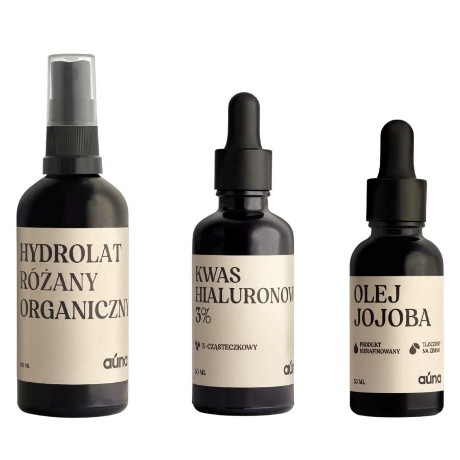Auna Zestaw do cery wrażliwej i mieszanej Pure Zestawy do pielęgnacji twarzy 1 ct Damski