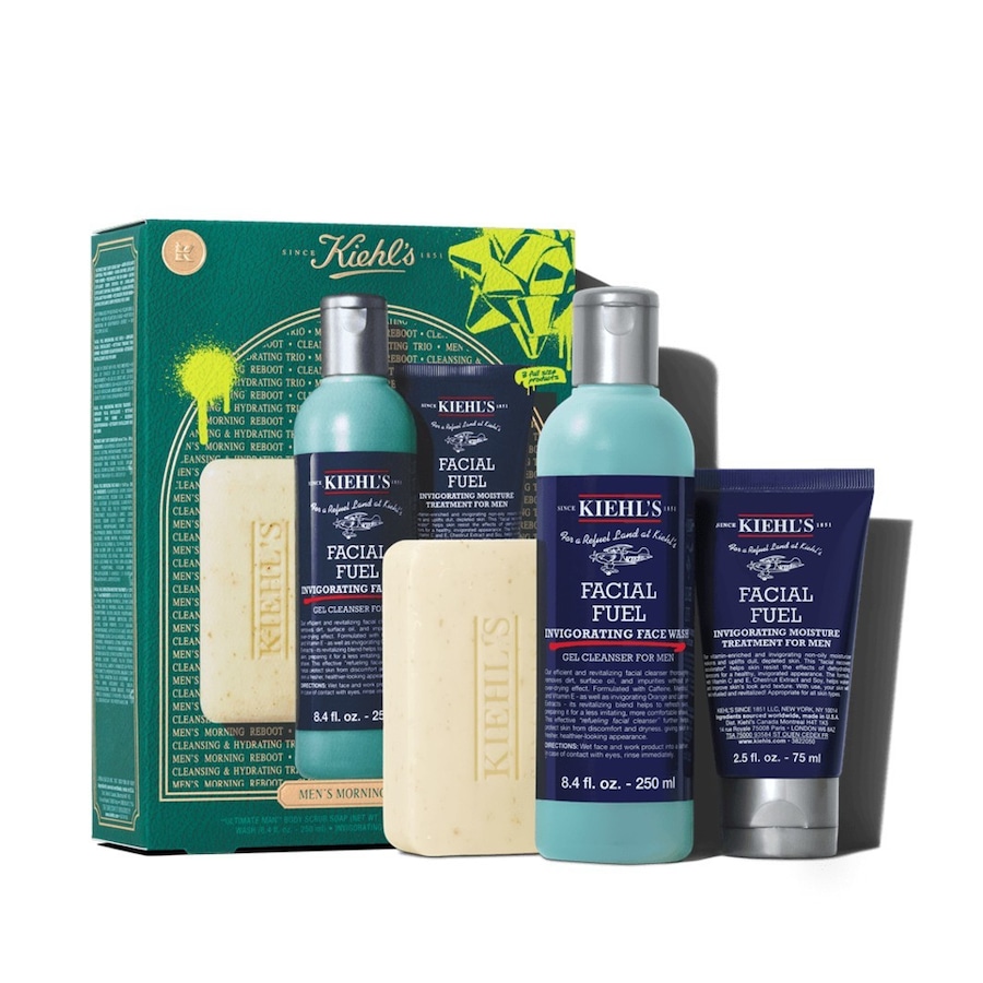 Kiehl`s Kiehl's, MEN'S ENERGIZING ESSENTIALS, zestaw kosmetyków dla mężczyzn Zestawy do pielęgnacji twarzy 1 ct Męskie