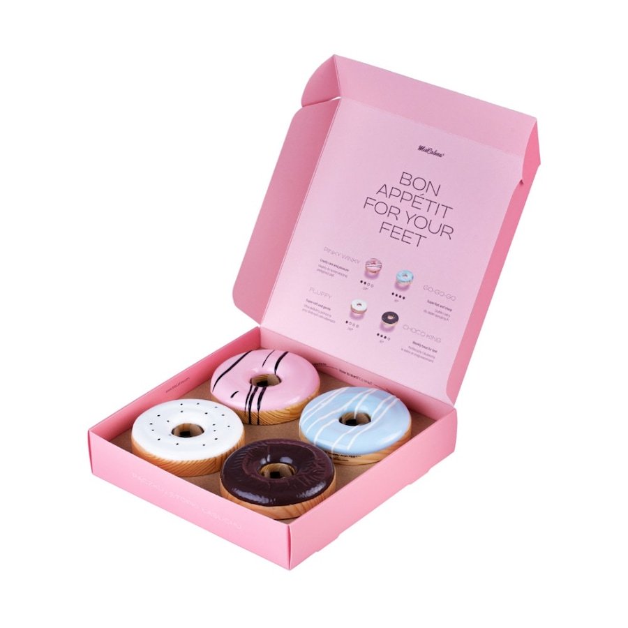 Mia Calnea DONUT WORRY FOR FEET™ Zestaw 4 pilników do pięt Zestawy do manicure 1 ct