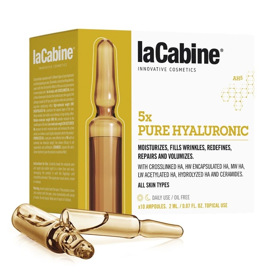 La Cabine ampułki do twarzy 5x PURE HYALURONIC Serum nawilżające 2 ml