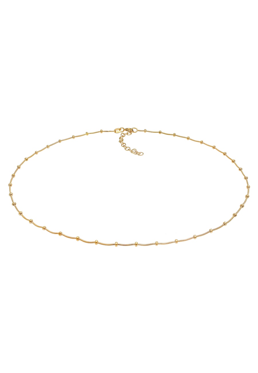 Elli Damski naszyjnik Choker Ball Basic Round Blogger Trend srebro 925 Sterling Silver Naszyjniki 1 ct