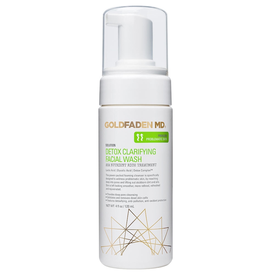 Goldfaden Detox Clarifying Facial Wash - AHA Nutrient Rich Treatment Pianki do twarzy 120 ml