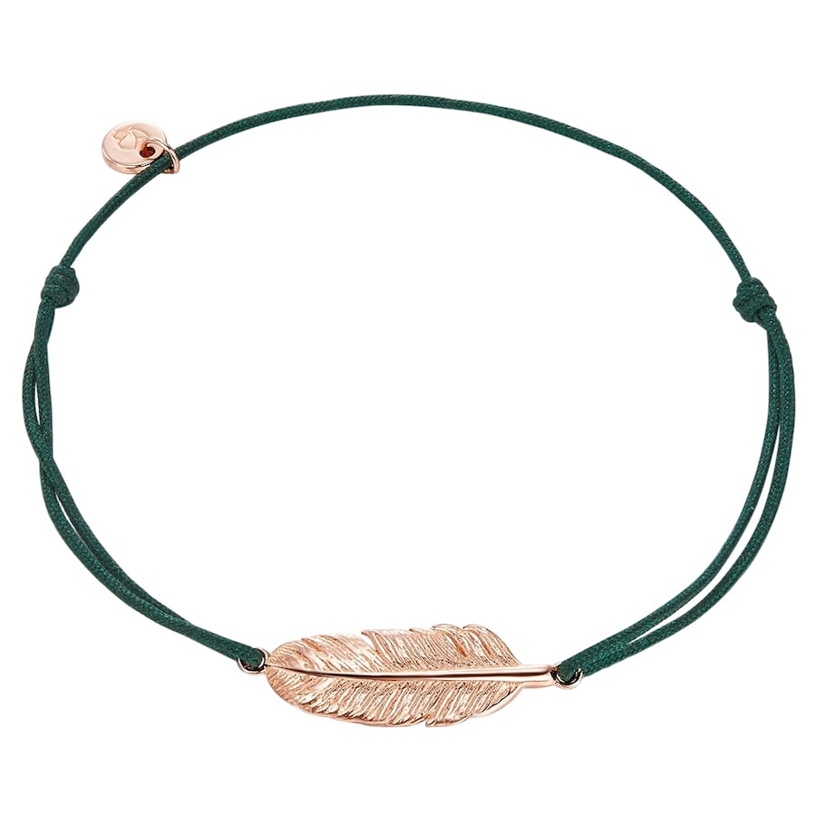 Glanzstücke München Srebrna bransoleta Pióro srebro wysokiej próby różowe złoto Bransoletki 1 ct Damski