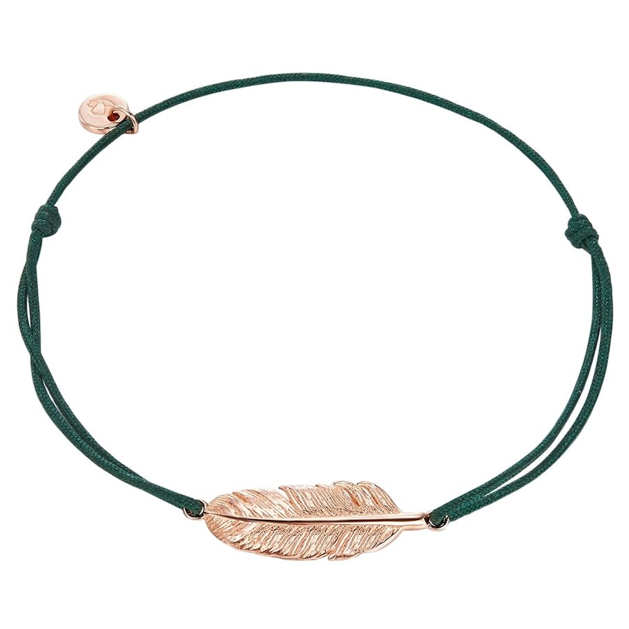 Glanzstücke München Srebrna bransoleta Pióro srebro wysokiej próby różowe złoto Bransoletki 1 ct Damski