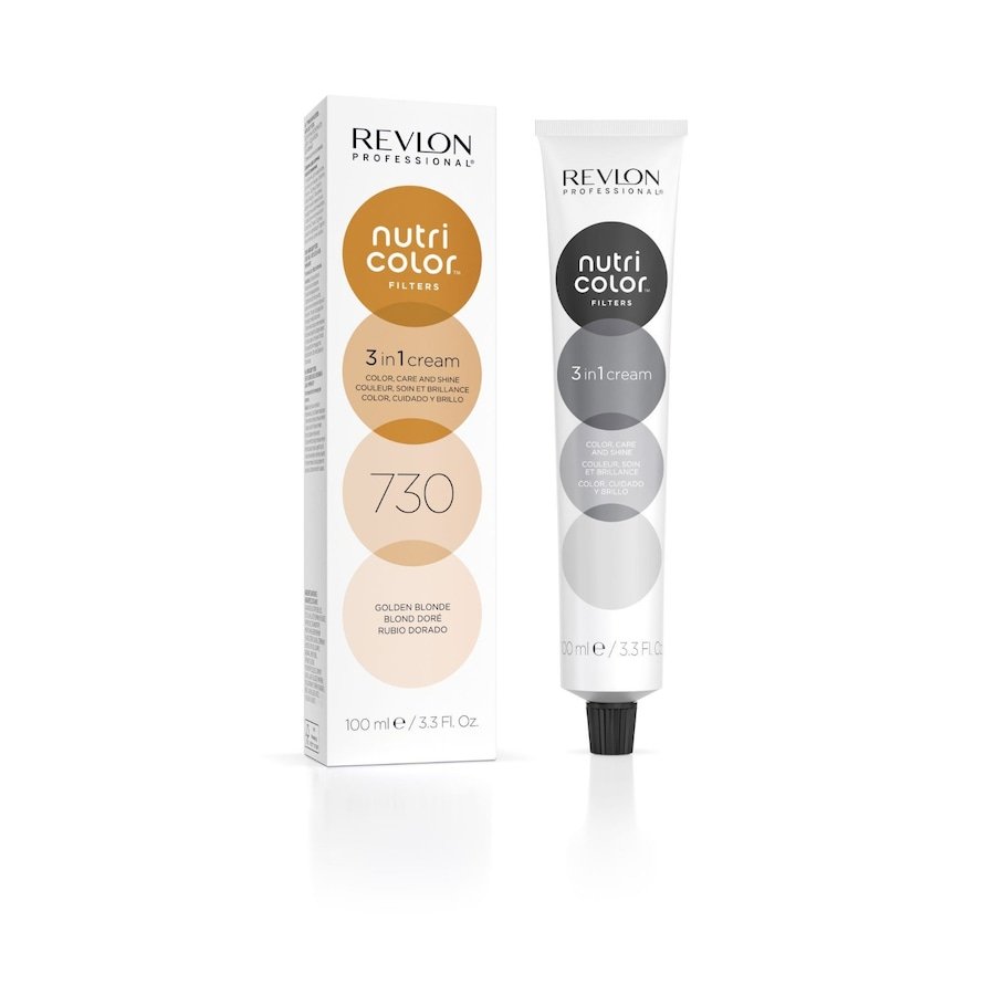 Revlon Professional Nutri Color 3 in 1 Cream Nr. 730 Maski do włosów 100 ml Brązowy