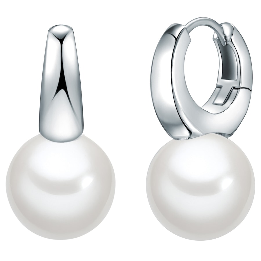 Lulu & Jane Mosiadz Sztuczna perła Kolczyki koła 1 ct Damski