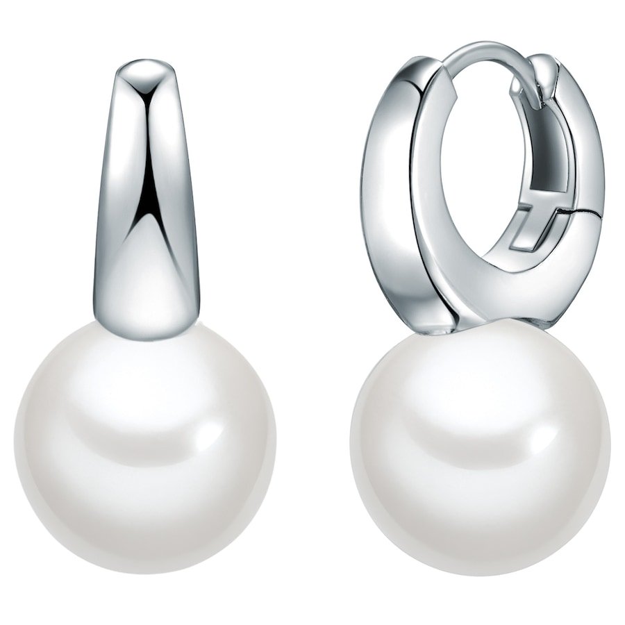 Lulu & Jane Mosiadz Sztuczna perła Kolczyki koła 1 ct Damski