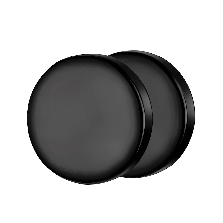 True Rebels Kolczyki Stal nierdzewna Czarny 1 ct Męskie