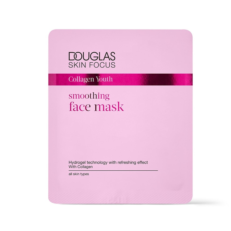 Douglas Collection Skin Focus Collagen Youth Smoothing Face Mask Maseczki przeciwzmarszczkowe 22 g Damski