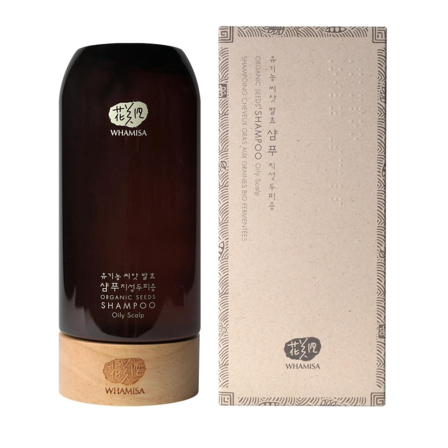 WHAMISA Odświeżający szampon do przetłuszczającej się skóry głowy Organic Seeds Shampoo Oily Scalp Szampony 510 ml