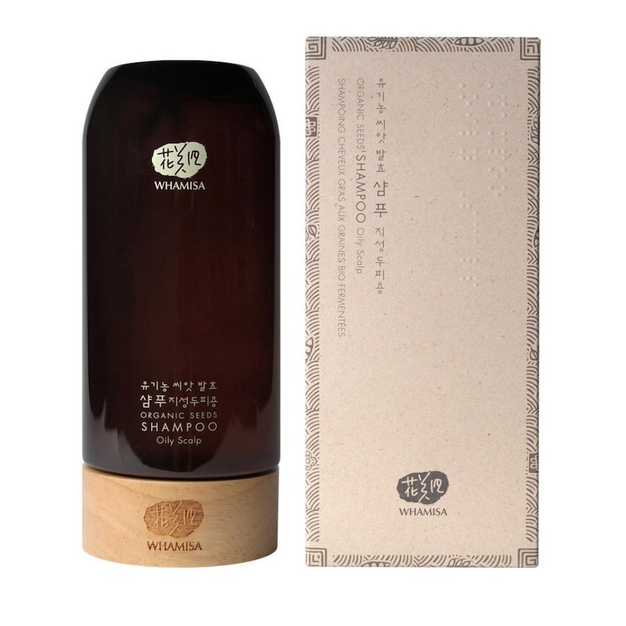 WHAMISA Odświeżający szampon do przetłuszczającej się skóry głowy Organic Seeds Shampoo Oily Scalp Szampony 510 ml