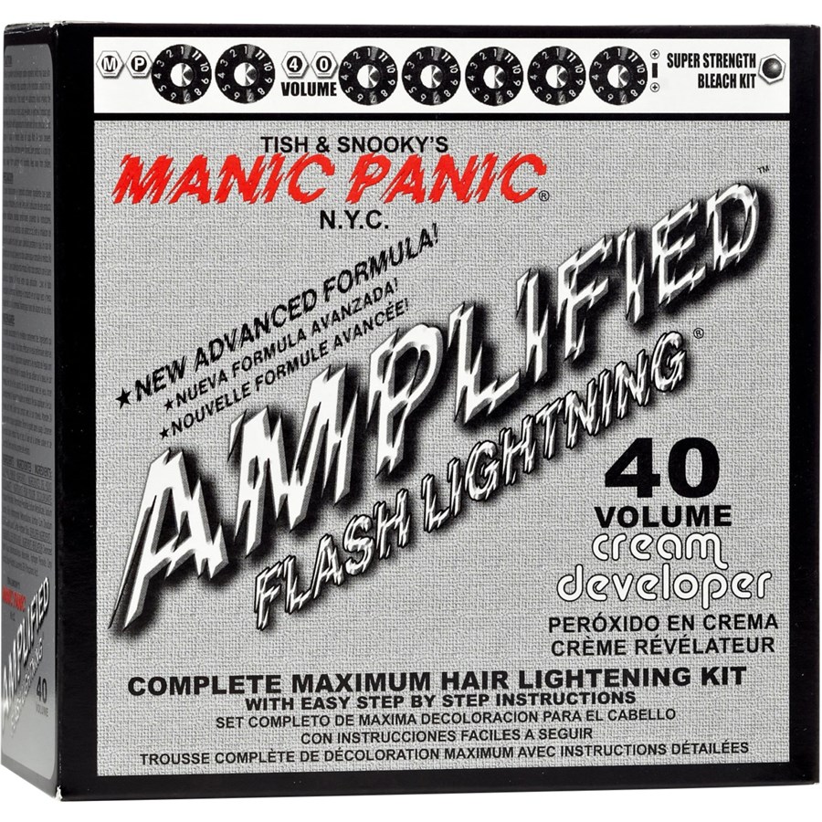 Manic Panic Flash Lightning Bleach Kit 40 Volume Rozjaśniacze do włosów 1 ct
