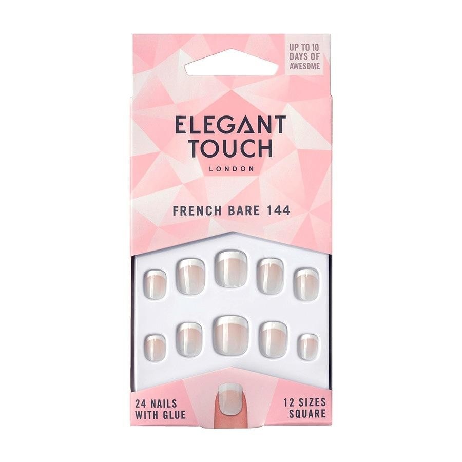 Elegant Touch Natural French 144 Bare Extra Short Stylizacja paznokci 1 ct