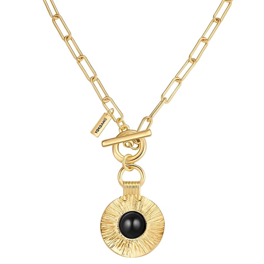 Yokoamii Łańcuszek z Stop metali w Żółte złoto Naszyjniki 1 ct Damski