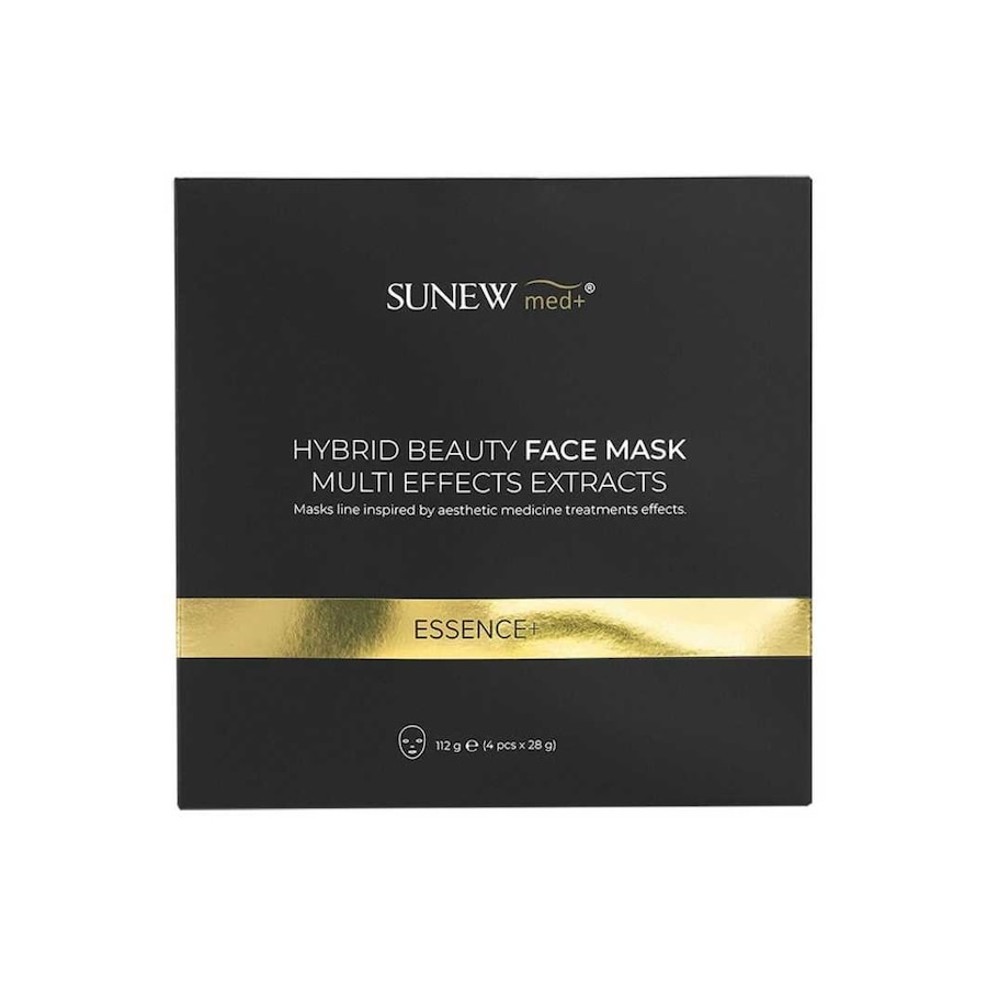 Sunewmed+ ESSENCE+ Maska hybrydowa z peptydami i śluzem ślimaka 4 szt. Maseczki nawilżające 1 ct