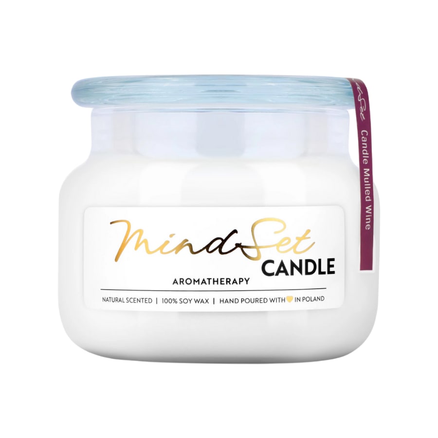Mindset Cosmetics Świeca zapachowa Mulled Wine Świeczki 450 ml