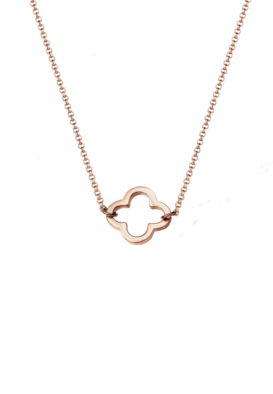 Elli Damska koniczynka filigranowa na szczęście srebro 925 Sterling Silver Naszyjniki 1 ct Damski