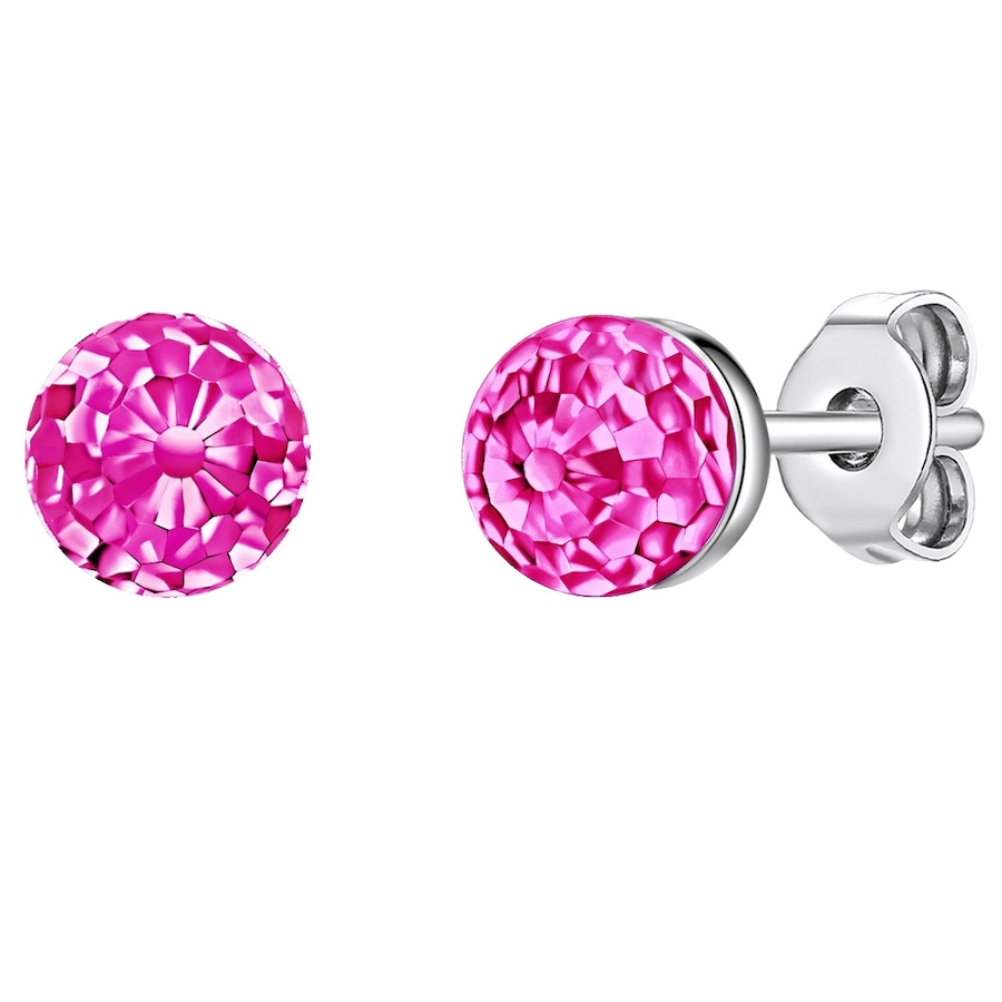 Rafaela Donata Kolczyki sztyfty z kryształkami Swa srebro wysokiej próby zdobiony kryształkami Swarovski® srebrny 1 ct Damski