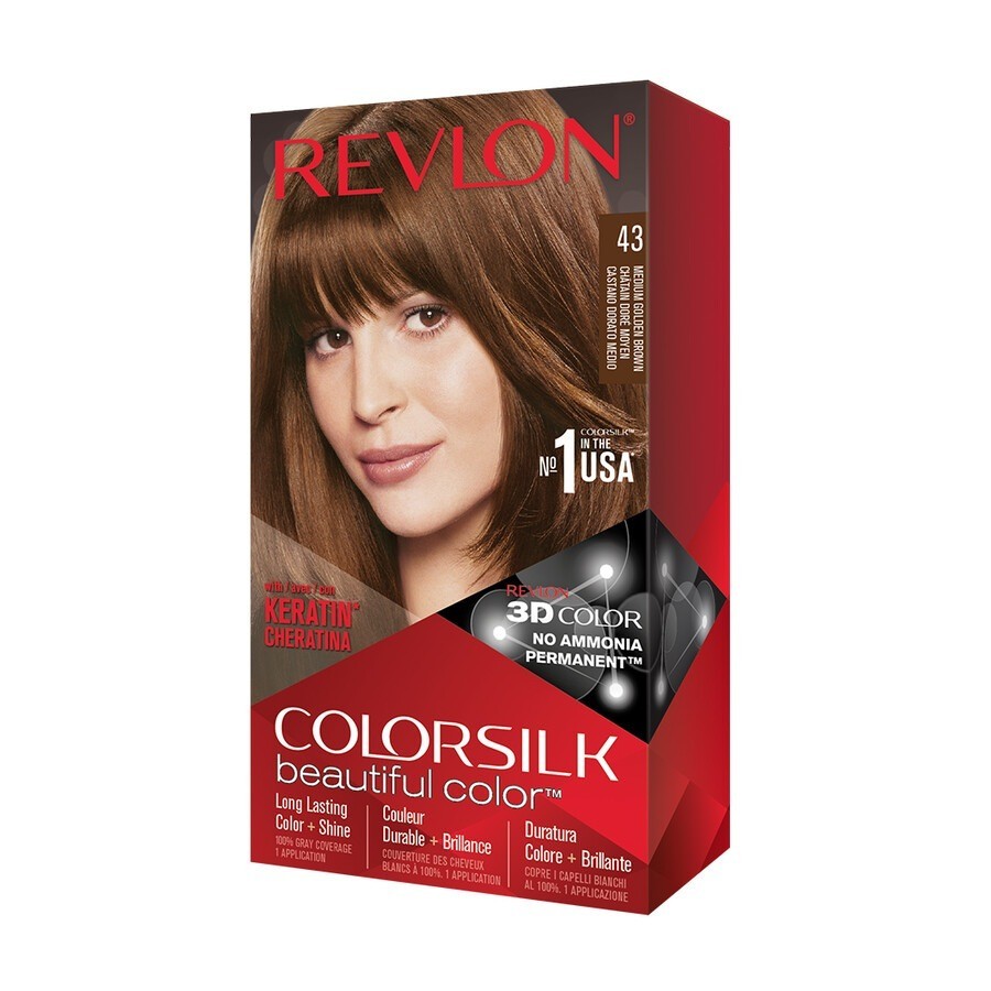 Revlon ColorSilk Beautiful Color Farby do włosów 1 ct Brązowy