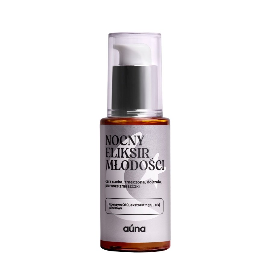 Auna Nocny eliksir młodości z koenzymem Q10 Glow Serum 30 ml Damski