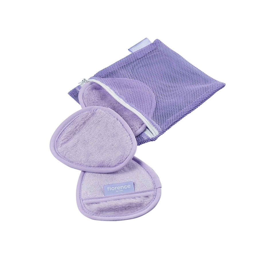 Florence By Mills Reusable Bamboo Cotton Rounds Demakijaż oczu 1 ct