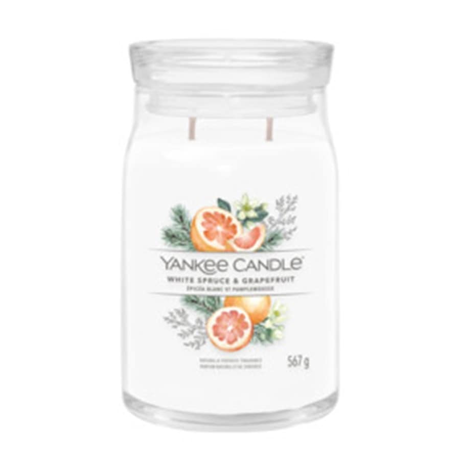 YANKEE CANDLE White Spruce & Grapefruit Świeczki 567 g