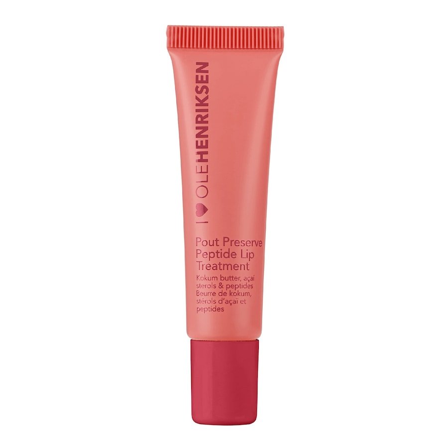 Ole Henriksen Pout Preserve Lip Treatment - Nawilżająca i przeciwstarzeniowa pielęgnacja ust Balsamy do ust 12 ml różowe złoty