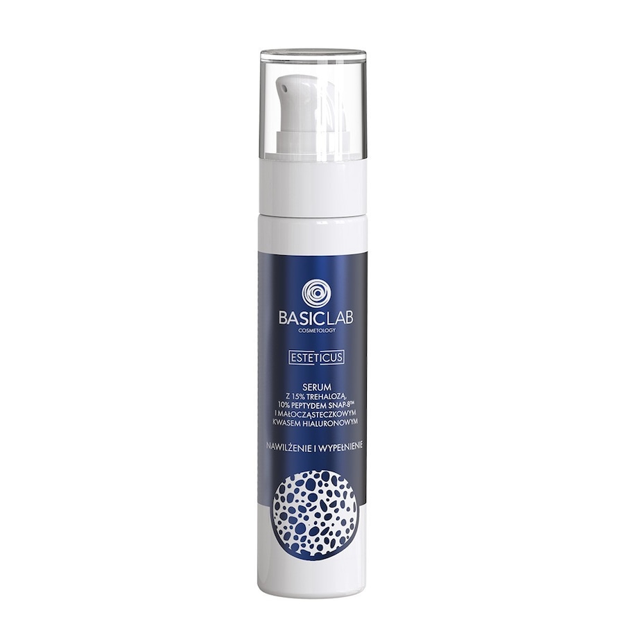 BasicLab SERUM Z TREHALOZĄ 15% I 10% PEPTYDEM NAWILŻENIE I WYPEŁNIENIE 50 ml Serum nawilżające