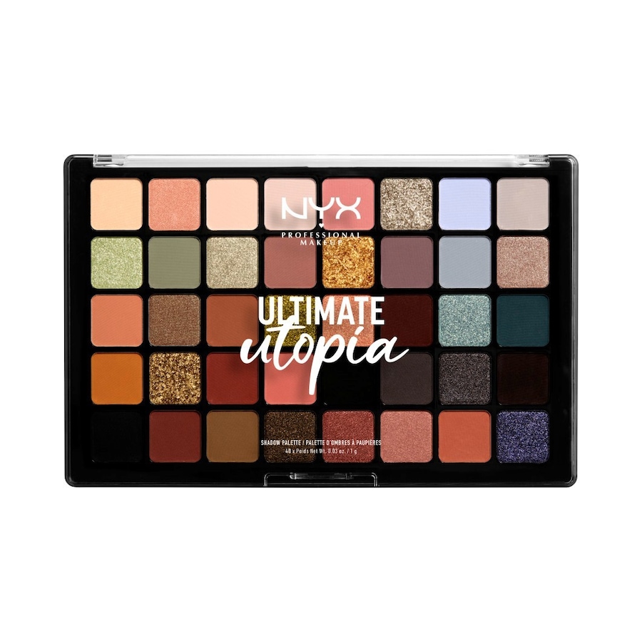 NYX Professional Makeup Pride Makeup Ultimate Shadow Palette Utopia Paleta 40 Cieni Paletki cieni i zestawy kosmetyków 40 g ULTIMATE UTOPIA