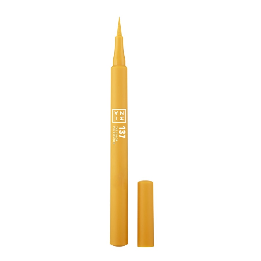 3INA The Color Pen - Kolorowy eyeliner w pisaku Eyelinery 1 ml 137 - YELLOW