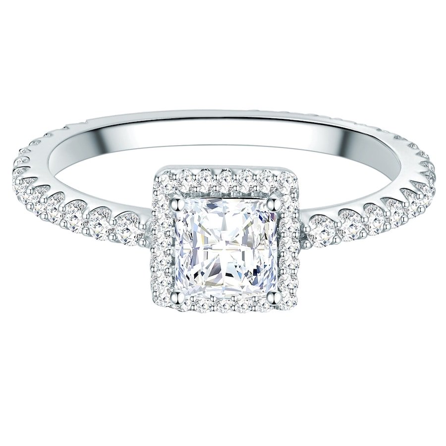 Trilani Srebrny pierścionek srebro wysokiej próby Cyrkonia srebrny Pierścionki 1 ct Damski