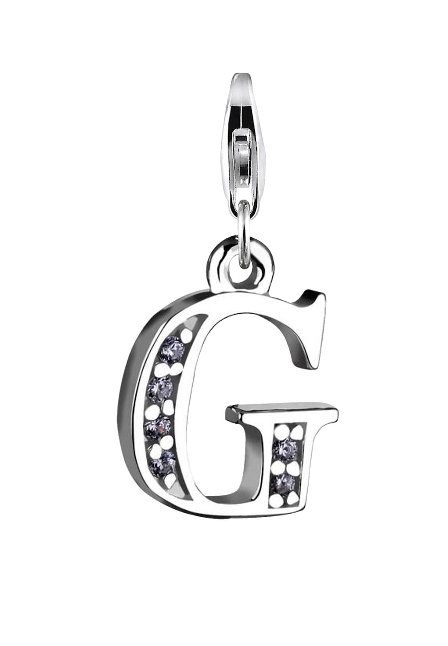 Nenalina Damski wisiorek litera R ze srebra próby 925 sterling silver Wisiorki 1 ct