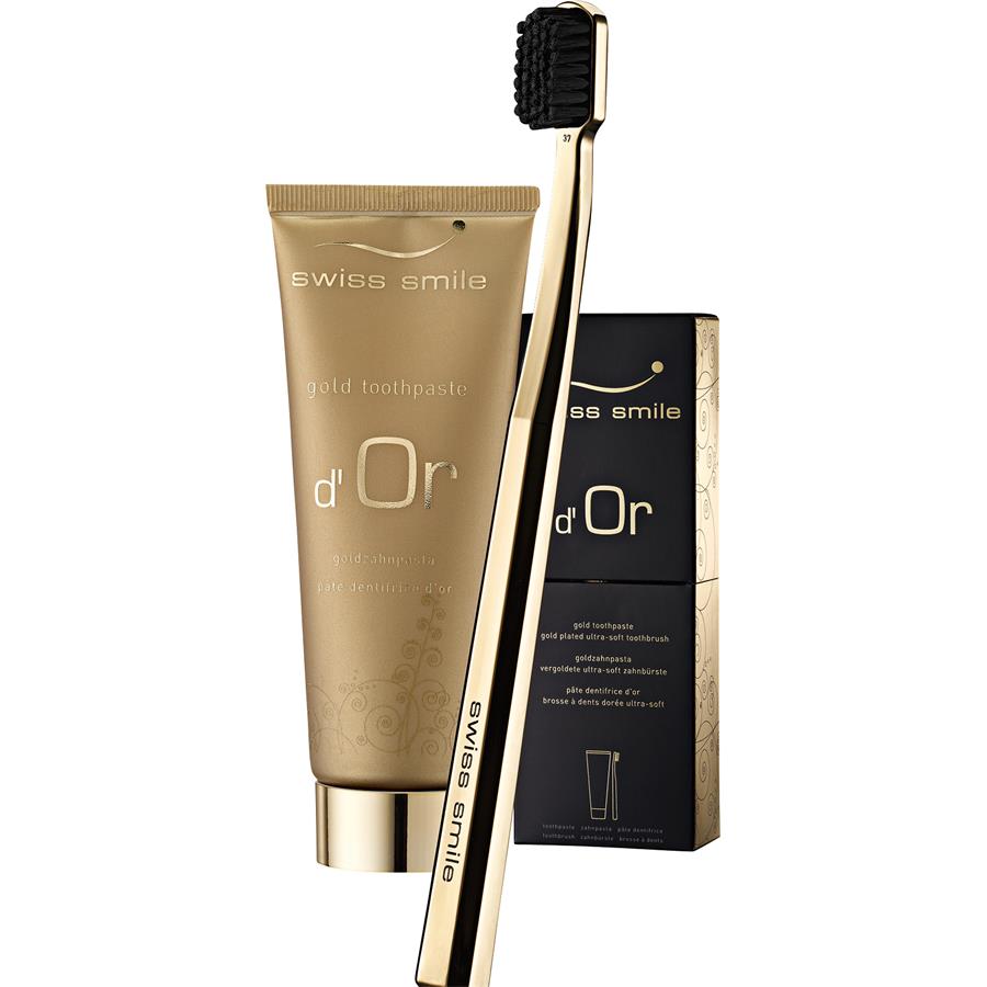 Swiss Smile Złota pasta do zębów d'Or Set Pasty do zębów 75 ml