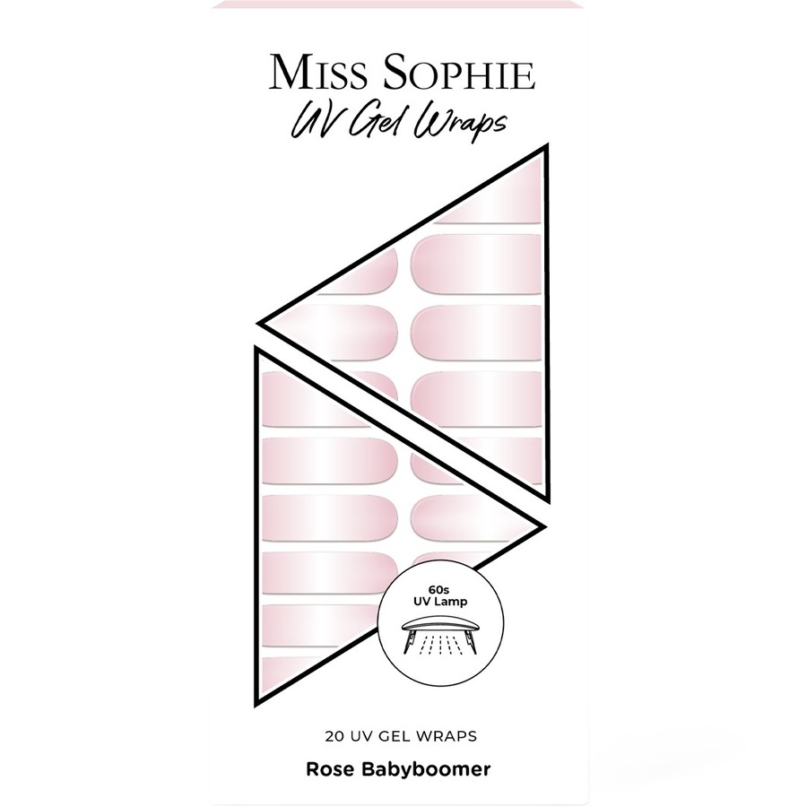 Miss Sophie's 20 okładów żelowych UV Stylizacja paznokci 1 ct Rose Babyboomer