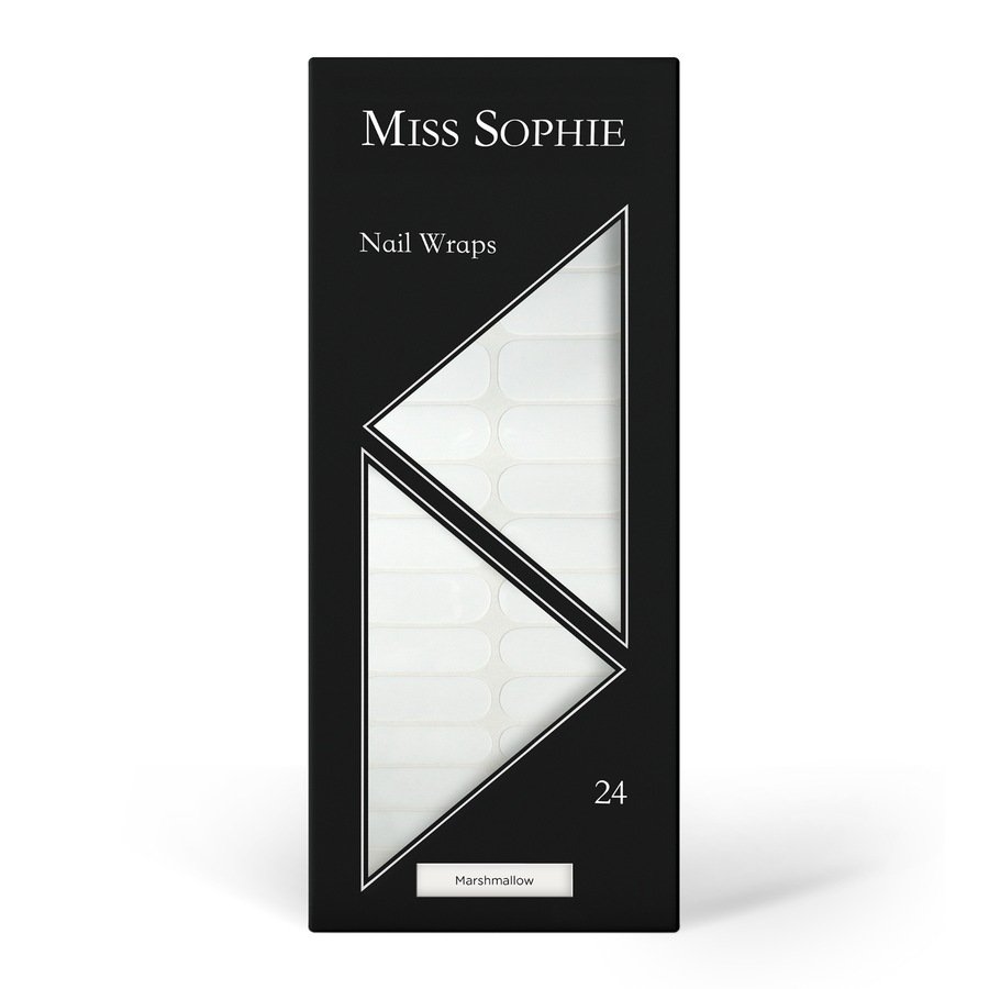 Miss Sophie's Nail Wraps Marshmallow Stylizacja paznokci 1 ct 24 szt.