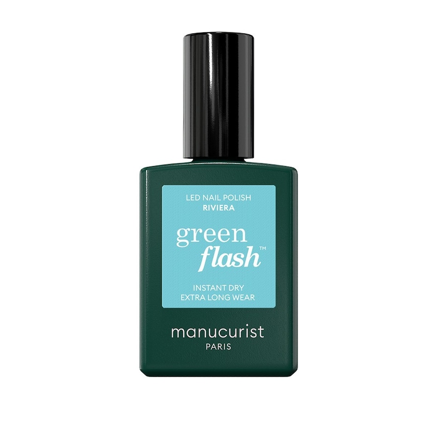 manucurist green flash Flash Instant Dry Extra Long Wear Lakiery do paznokci 15 ml Riviera
