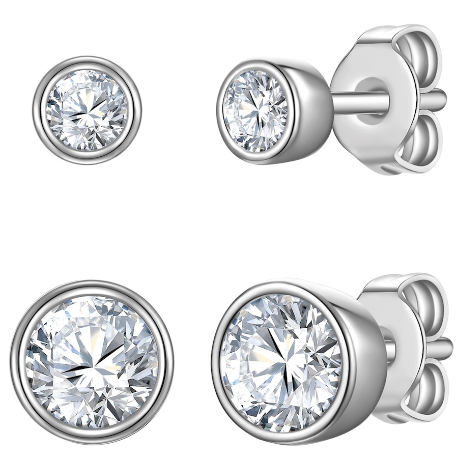 Rafaela Donata Komplet (2 kolczyki) z Srebro wysokiej próby w Srebrny Kolczyki 1 ct Damski