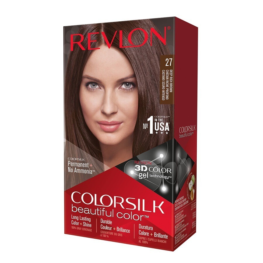 Revlon ColorSilk Beautiful Color Farby do włosów 1 ct Brązowy