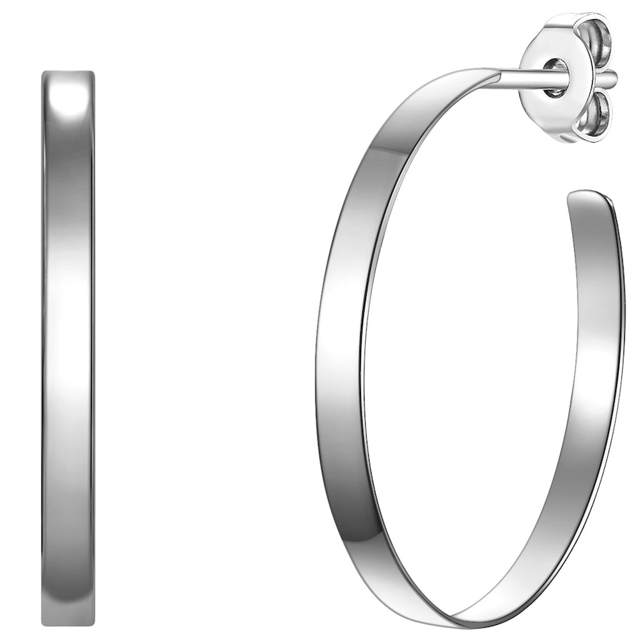 Glanzstücke München Kolczyki z Srebro wysokiej próby w Srebrny Kolczyki koła 1 ct Damski