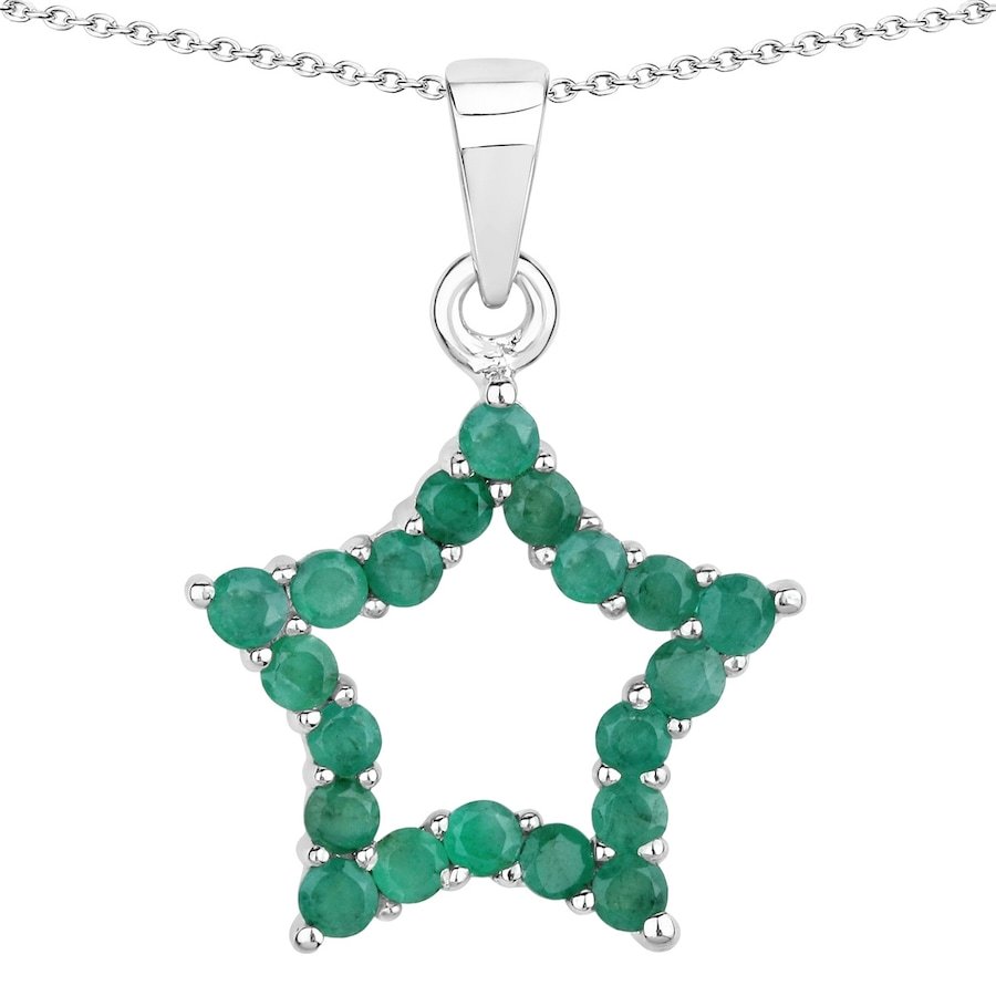 Rafaela Donata Łańcuszek Gwiazda Srebro wysokiej próby Srebrny Naszyjniki 1 ct Damski