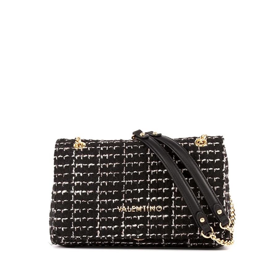 Valentino by Mario Valentino Torba na ramię Tweed Multi Torby na ramię 1 ct Czarny Damski