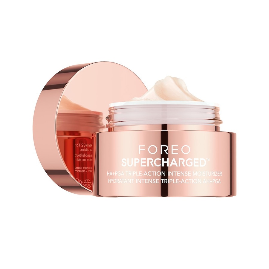 FOREO Skincare SUPERCHARGED™ Intensywnie nawilżający krem do twarzy z kwasami HA+PGA Kremy do twarzy 50 ml